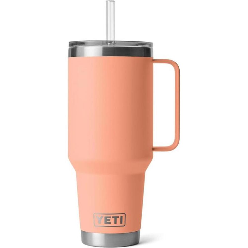YETI Rambler 42 oz Straw Mug, Vacuum Insulated, Stainless Steel,Lowcountry Peach